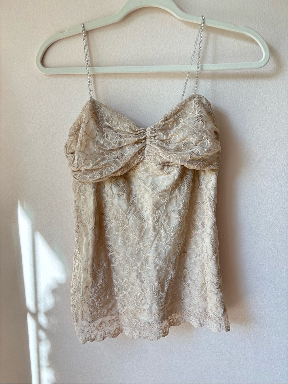 Vintage lace tank top